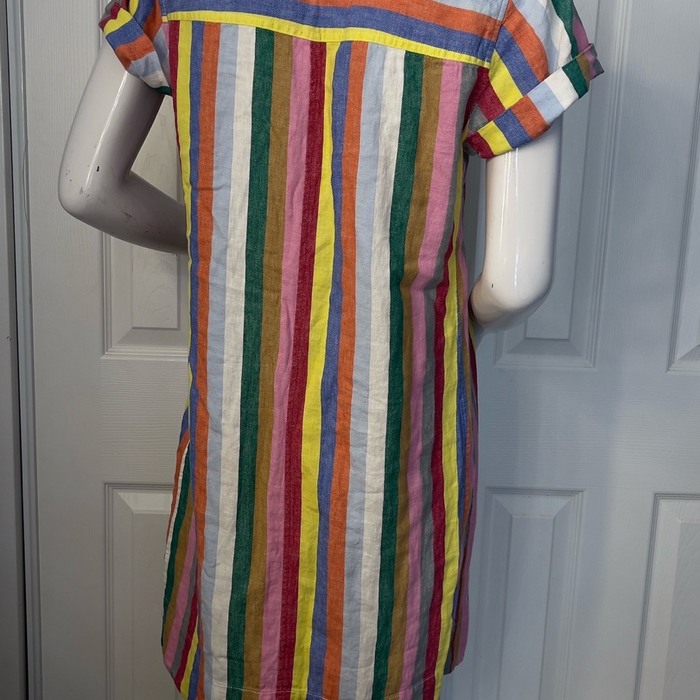 J. Crew Colorful Striped Mini Dress - Picture 7 of 13